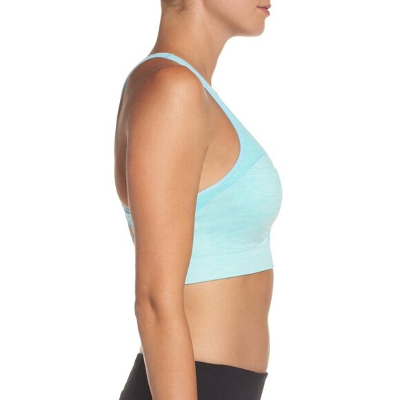 New w/Tags - Zella Body Large - “Spark” Racerback Sports Bra, Space Dye, Teal - Picture 8 of 12